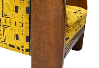 Art Deco Amsterdamse School Lounge Chair by Cornelis van der Sluys, 1918